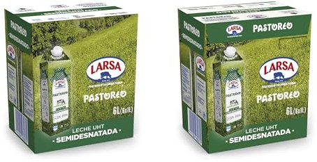 Larsa Leche Semidesnatada, Pack 6 x 1L