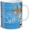 TRIOSK Tasse Sylt Nordsee Insel Souvenir Geschenk Maritim für Reiselustige Nordseeliebhaber Frauen Männer Büro Kollegen, Keramik 300ml