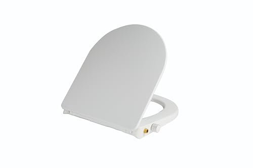 WC Sitze mit Bidet, YEAUPE PRO Bidet mit nicht elektrischen, selbstreinigenden Doppeldüsen, getrennte hintere und weibliche Reinigung, sanft geschlossener Toilettensitz, kombiniertes WC-Bidet, O