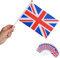 Runesol 12er Packung Union Jack Handfahnen, 14 cm x 21 cm Stockfahnen, Mini-Handfahnen der Länder, Party-Deko handgehaltene Flaggen, Großbritannien, England Flaggen, United Kingdom Handheld flags