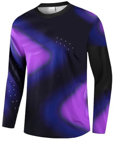 UGLY FROG SJF03Hu Newest Herren Mountainbike Downhill Freeride BMX Trikot Shirt Motocross Langarm Ärmel MTB/Downhill Cycling Jersey