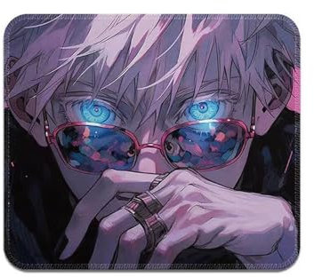 GeRRiT Jujutsu Kaisen Tapis de souris de jeu, tapis de souris XXL, motif anime, 300 x 250 cm, imperméable et antidérapant, Gojo Satoru (30 x 25 cm), Gerrit-1219