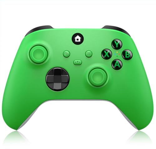 Wireless Xbox Controller Compatible with Xbox One,Xbox Series X/S,Xbox One X/S,Windows PC,Xbox One Controller Wireless with 2.4GHz Wireless Adapter,with 3.5 mm Audio Jack,Green