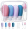 OSDUE 4 Pezzi Flaconi da Viaggio in Silicone, Contenitori da Viaggio Flaconi, Bottiglie da Viaggio per Shampoo, Balsamo, Crema, Lozione, per Viaggio in Aereo Flaconi da Viaggio 100 ml (A-7 Pezzi)