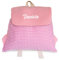 Transparent Gift Mochila Infantil Personalizada con Nombre Cuadros Rosas para Niñas. Mochila de Cuerdas Guardería. Bolsa de Tela para Colegio y Excursión. Mochilas Infantiles para la Vuelta al Cole