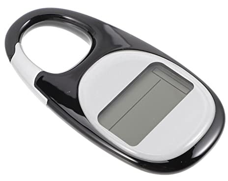 Anneome Pasómetro Portátil Multifuncional Pantalla para Caminatas De Material Abs Duradero para