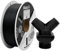 Kohlefaser-PET-Filament 1,75 mm, Hohe Festigkeit und Steifigkeit, Geringe Kriechneigung, Geringe Feuchtigkeitsempfindlichkeit,Kompatibel mit Bambu LAB, QIDI MAX3 FDM 3D-Drucker, Schwarz