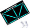 Football Footstep Training Mat with A Pair of Socks 60 x 90 cm Soccer Training Mat for Kids 4-15 Ages to Improve Speed and Coordination Sport Mat-Silent Shock Absorption Footstep Training Mat Non-slip