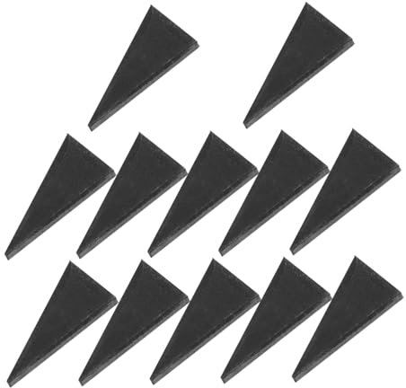 ROMISBABA 12St Keil Werkzeug Zubehör Reparatur Bauzubehör -Installation Reparaturwerkzeuge -Zubehör Ersatzteile Hammerteile Installation -Werkzeug Kohlenstoffstahl Black