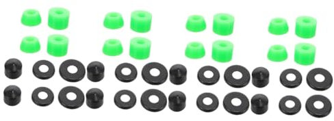 Yardwe 4 Sätze Skateboard-stoßdämpfer Skateboard-Hardware Bausatz Schlittschuhe Skate-Schuhe Longboard-Truck-ersatz Skateboarder Skateboard-Lager Skateboards Roller Rad Inline Skates Pu