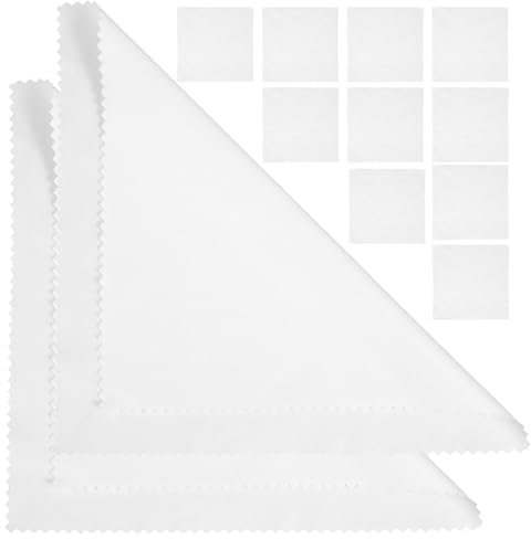 ARTSEWPLY 50pièces Chiffons De Nettoyage Pour Lunettes Lot De Lingettes Microfibre Idéales Pour Nettoyer Verres Écrans Et Délicates Sans Rayures Parfaites Pour Usage Quotidien