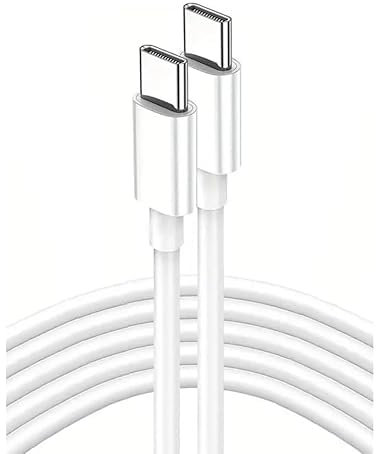 USB C to C Charging Cable, Fast Charging Power Cable(1.5m), 60W USB 2.0 Type C Cable for iPhone 16 Pro Max /15/14/13 Pro, iPad Pro, Samsung Galaxy S25 S24/S23 Ultra A25 A16, Google Pixel 8/9a