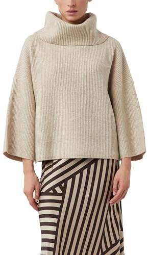 Comma Poncho-Pullover im Boxy Fit