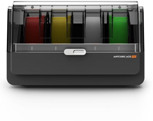 Anycubic Color Engine Pro für Kobra S1 3D-Drucker, Filamenttrocknen mit Feuchtigkeitsvoreinstellung, Düsenverstopfungserkennung, Intelligent ACE Pro für Bequemeres Filamentverwaltung
