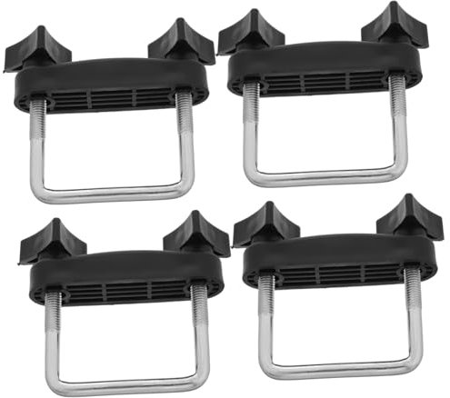 FUNOMOCYA 4Stücke Dachträger Clips für Fahrzeuge Einstellbare Klemmen für Dachgepäckträger Langlebig Einfach zu Montieren Kompatibel mit Verschiedenen Automodellen