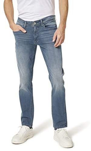 STOOKER Glendale Season Herren 5-Pocket-Jeans Slim Straight Fit Denim/Jeans clean wash gerade lang