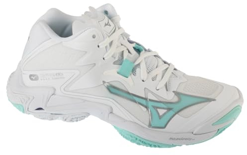 Mizuno Wave Lightning Z8 Mid V1GC240545, Women Volleyball Shoes, White, 42 EU