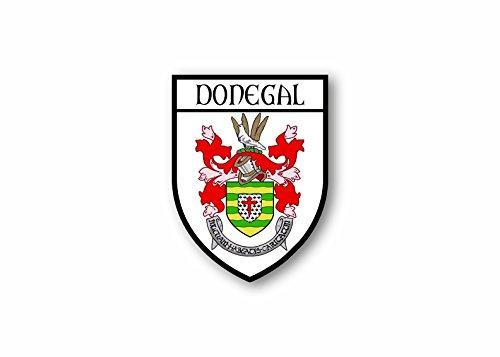 Sticker county shield car vinyl souvenir decal flag caravan crest donegal