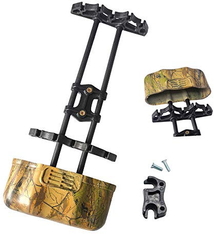 SHARROW Pfeilköcher Köcher für 5 Jagdpfeile Pfeilhalter Schnellverschluss Halterung Bogenköcher Compound Bogen Detachable Quiver (Camo)