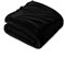 FARFALLAROSSA Kuscheldecke Flauschig 130 x 160 cm - Klein Fleecedecke Sofa Decken Couchdecke - Oeko-TEX - Super Weiche Fleecedecke als Sofaüberwurf - Wohndecke Schwarz