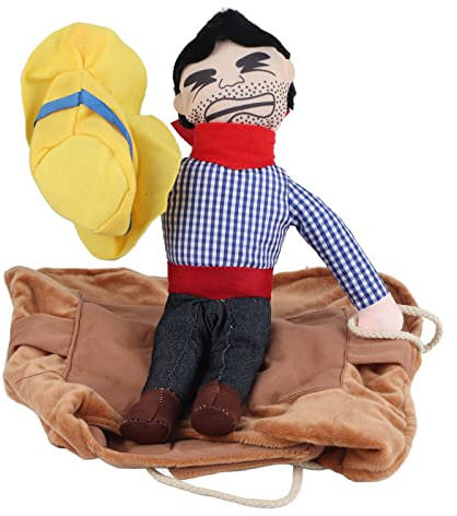 Hundekostüm Cowboy Reiter Hundekostüm Lustiger Ritter Reitkleidung Cosplay Bekleidung für Hunde (4 Größen)(L)