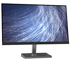 Lenovo L27i-30 Monitor Gaming - Display 27 FullHD (1920x1080, IPS, 4 ms, 75Hz, Input HDMI+VGA, Cavo HDMI, FreeSync, Base in Metallo e Supporto per smartphone) Inclinazione regolabile - Nero/Grigio