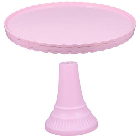 Amosfun - Espositore per torte nuziali, vassoio per dolci, rotondo, per cupcake, gioielli, comodino, organizer per feste (rosa)