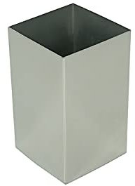 Gedy cromata, Perth Portaspazzolini da Bagno, Misure e Peso: 10X6X6 CM & 0,25 kg, Porta dentifricio e spazzolino in Acciaio Inox, Finitura, Design R&S, 2 Anni di Garanzia, Unica