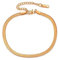 MAISON GIOIELLI FIRENZE - OHANA Bracciale Acciaio Inossidabile Color Oro, Oro Bianco, Oro Rosa Maglia Lavorata, Bracciale Chiusura a Moschettone Ipoallergenico Antigraffio e Waterproof (oro rosa)