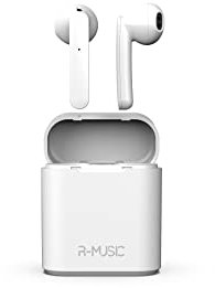 R-Music Novo RM483874 Bluetooth-Kopfhörer, kabellos, Weiß