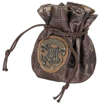 Harry Potter Pride-Pouch Geldbörse, Braun, 9 x 9 cm