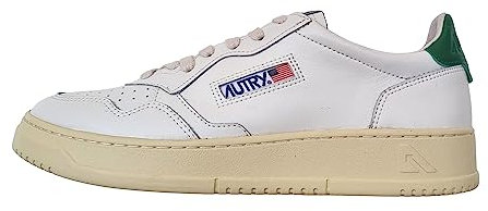 AUTRY Scarpe Sneakers Uomo in Pelle Bianco Aum LL20 Bianco - Verde (Numeric_40)