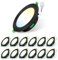 ALUSSO LIGHTING 7W LED Einbaustrahler 230V,Einbaustrahler Led Dimmbar,Deckenspots 550 Lumen,3CCT 3000K 4000K 6500K Einstellbar Einbauleuchten,IP44 Deckenstrahler für Badezimmer,Küche, 12er Set,Schwarz