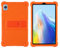 GIOPUEY Funda Compatible con Blackview Tab 60 - con Soporte - Carcasa Protectora de Silicona TPU Suave Case - Orange