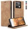 KZB Handyhülle für Xiaomi Redmi Note 13 5G Hülle (Nicht für 4G) Premium Lederhülle Klappbar Flip Case Tasche Magnet Kartenfach Standfunktion Klapphülle Schutzhülle für Redmi Note 13 5G - Braun