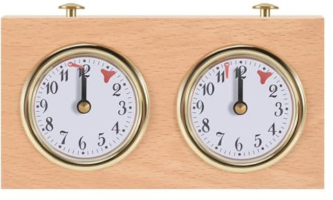 Tsudoku Minuterie D'éChecs, Horloge D'éChecs Internationale NuméRique Professionnelle, Compte à Rebours en Bois, Minuterie D'éChecs Portable
