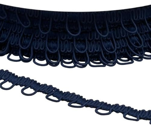 MYMERCERIE - Bobina de 25 m, goma elástica, 17 mm, color azul marino