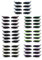 Autocollants pour Cils avec Cils, 4 Paires D'Autocollants pour Cils Réutilisables, les Faux Cils Sont Imperméables et Faciles à Porter, Faux Cils, Autocollants (jeu de 7 couleurs)