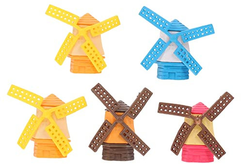 MERRYHAPY 5stücke Teiliges Windrad-modellset Aus Langlebigem PVC Bunte Tischdekoration Für Zuhause Kreative Gartendeko Praktisch Und Kompakt Als Geschenk Für Sowie Außenbereiche