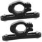 HANABASS 2Pièces Adaptateur de Support de Bouteille pour Vélo Compatible Types de Porte-bidons Installation Facile sans Retirer la Tige de Selle Guidon pour VTT Vélo de Route et Vélos Électriques