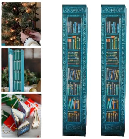 Mini Book Ornament Advent Calendar 2024, 2024 Christmas Advent Calendar with 24 book gift, 2024 Book Lovers Gifts for Women Christmas Book Advent Calendar for Book Lovers (2B)