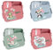 wolga-kreativ personalisierte Mepal Brotdose Baby Schildkröte Motiv - Lunchbox Kinder, Jausenbox Kindergarten, Vesperdose Schule mit Fächern, Pausenbox Geschenk Einschulung