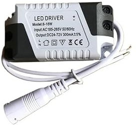 XTVVTODJXT LED Driver 300mA 8-24W/18W Lighting Transformer Panel Ceilling Lamp LED Strip Power Supply Adapter Downlight Drive Power Supply(8-18W)
