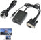 VGA to HDMI Adapter,VGA to HDMI Converter with Microusb Port,0.15m VGA to HDMI Cable,VGA Cable Plug,High Compatibility VGA to HDMI with 3.5mm Audio Cable,For Pc,Laptop,Monitor,Hdtv,USB Powered