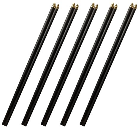 5 pares de palillos de madera chinos tradicionales utensilios reutilizables para cocinar y comer en restaurantes o en casa