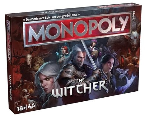 Winning Moves - Monopoly - The Witcher - Gesellschaftsspiel - Alter 18 - Deutsch