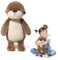 KBIBCK Otter Kuscheltier, 36 cm Kuscheltier Otter Plüschtier Zum Kuscheln & Spielen Plüsch Spielzeug, Superweiche Kleines Kuscheltie, niedliches Plüschtier, Geschenk Spielzeug Für Kinder