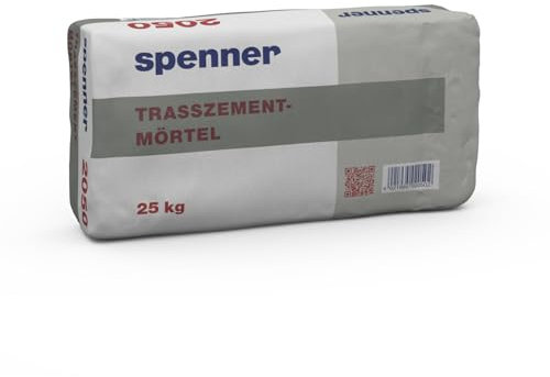 Spenner Malta cementizia da 25 kg, riduce le efflorescenze e garantisce un'elevata resistenza adesiva, resistente alle intemperie e al gelo, ideale per lavori di pietra naturale e pavimentazione (1)
