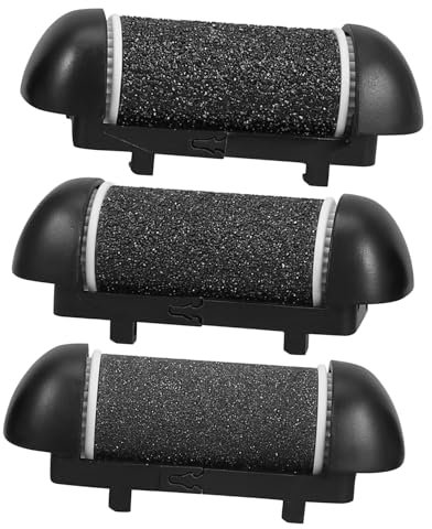 DONFAMDS 3piezas Cabezales De Repuesto Para Pies Rodillo Grueso Para Eliminar Callos Accesorio De Pedicura Para Limas Electrónicas