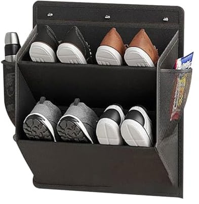 Schuhhalter für Wohnmobil | Wandregal, selbstklebende Halterung, platzsparend, für Mützen, Spielzeug, Toilettenartikel, Organisation Schrank, Zubehör für Innenausstattung